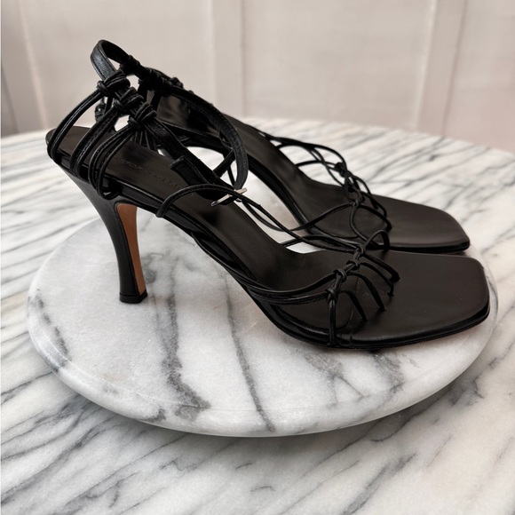 Christopher Esber Black Valletta Strappy Heels. - Picture 6 of 12